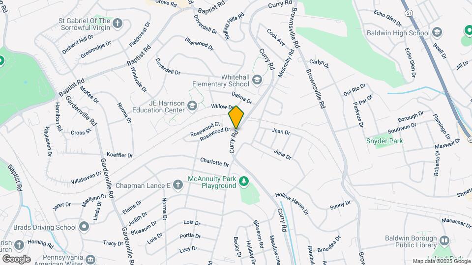 1000 Rosewood Dr Mapa y Detalles de la Ubicación