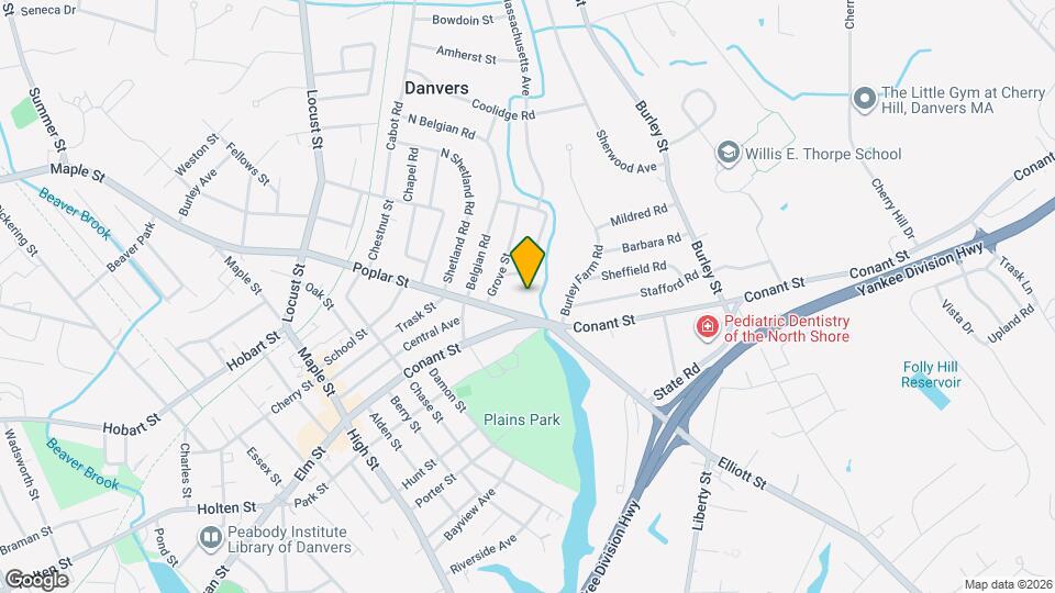 98 Poplar St Map and Location Details