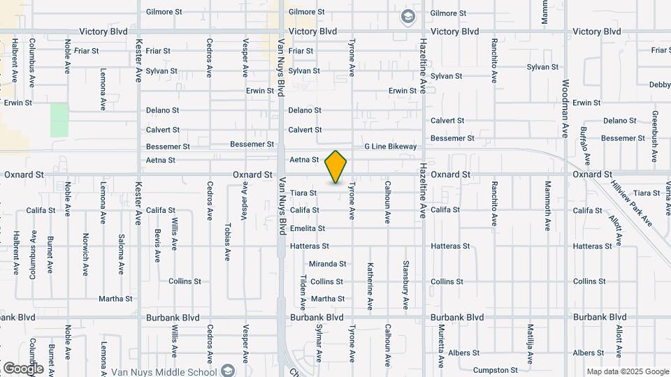 14329 Tiara St Map and Location Details