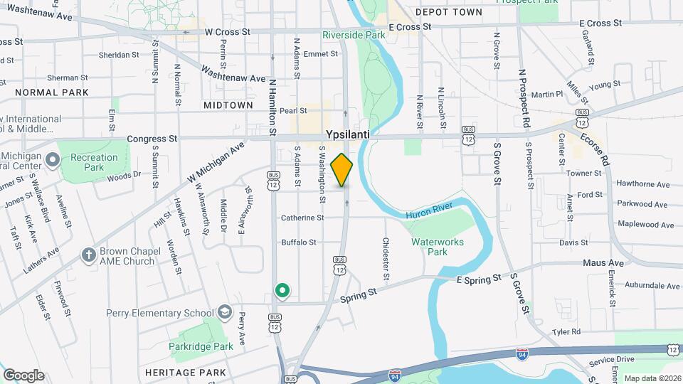 107 Woodward St Map and Location Details