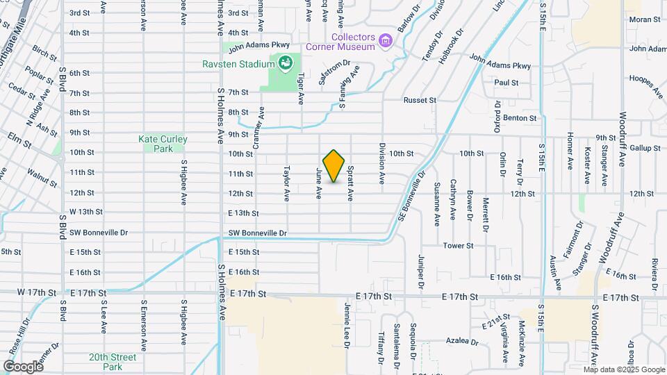 845 12th St, Unit A Map and Location Details