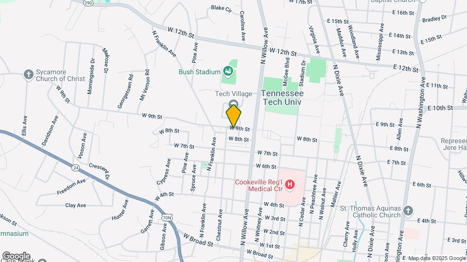 356 W 9th St, Unit Apt #7 Map and Location Details