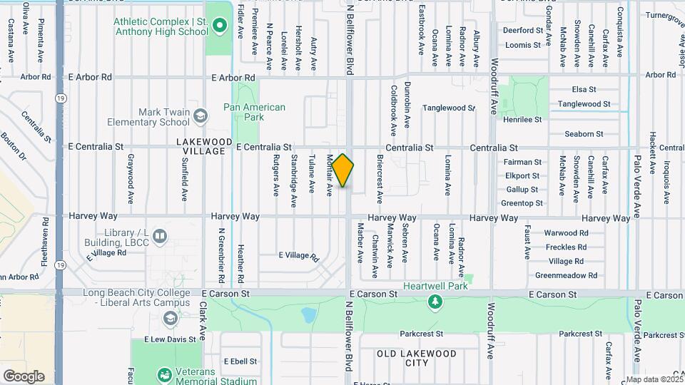 4337 N Bellflower Blvd Map and Location Details