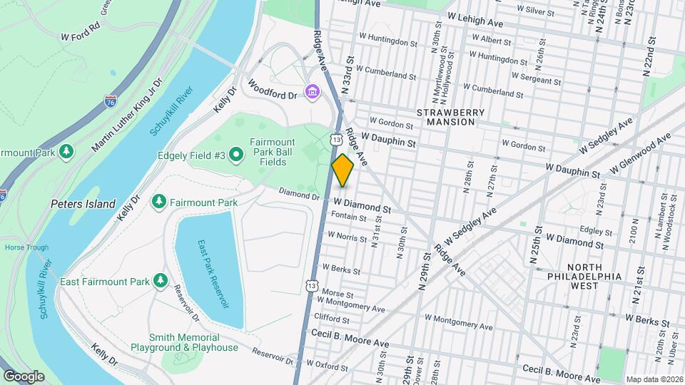 2116 N Natrona St Map and Location Details