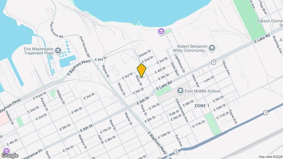 409 Ross St, Unit 1 Map and Location Details