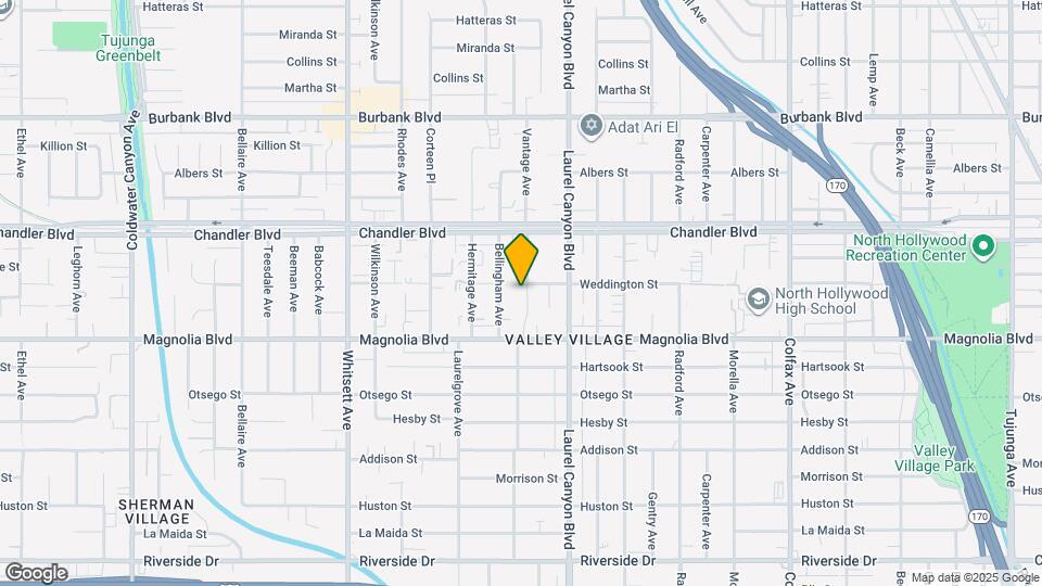 5253 Vantage Ave, Unit #202 Map and Location Details