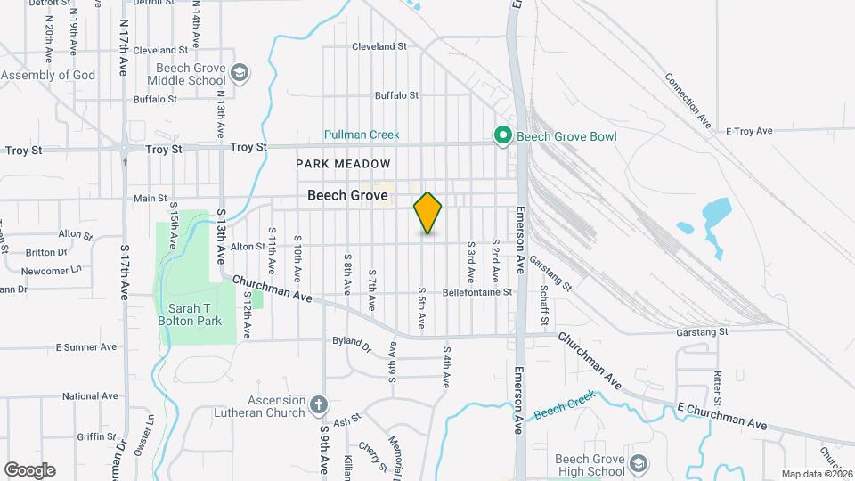 93 S 5th Ave Map and Location Details