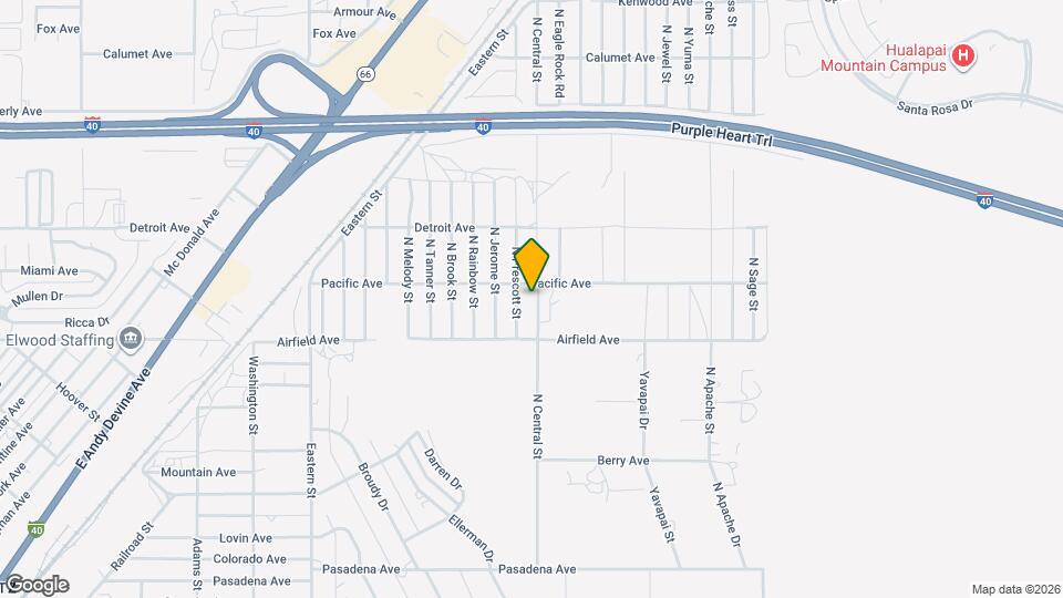 2855 N Central St Map and Location Details