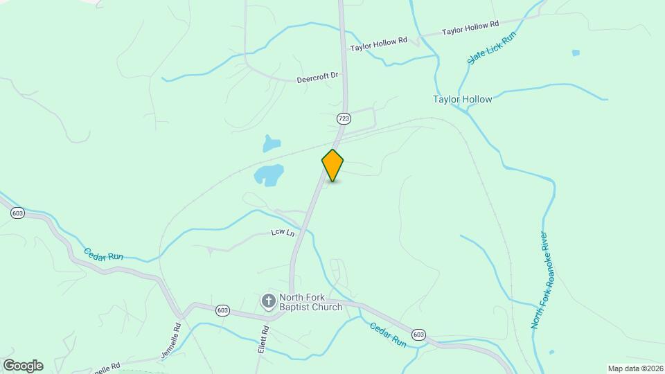 1070 Lusters Gate Rd Map and Location Details