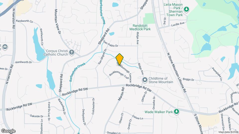 504 Rockborough Terrace Map and Location Details