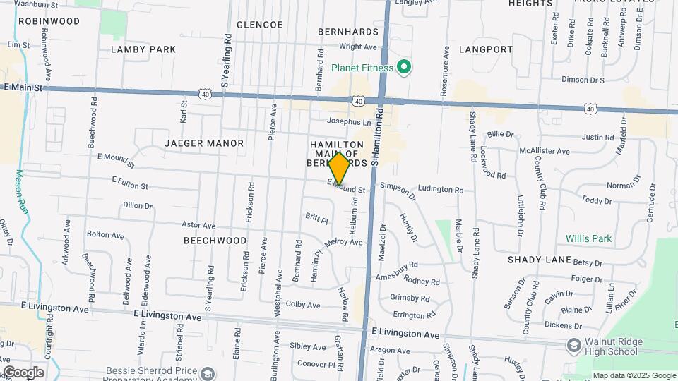 4403 E Mound St Map and Location Details