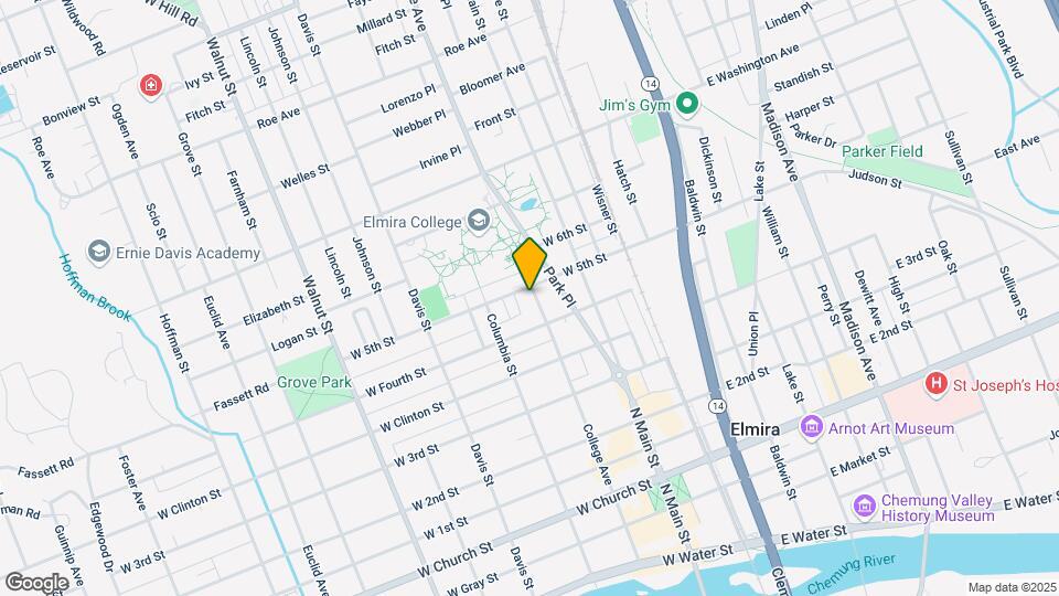 Six67 College Avenue Mapa y Detalles de la Ubicación
