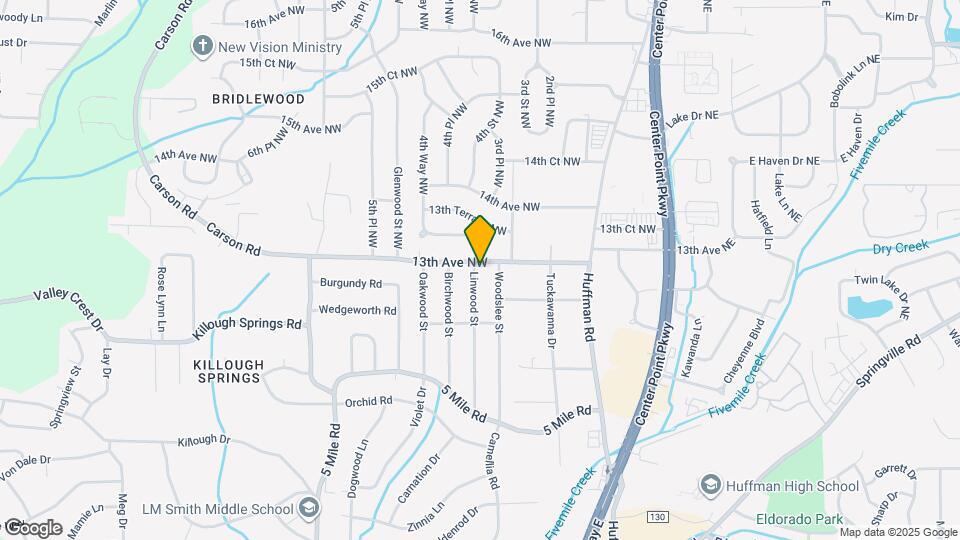 1237 Linwood St Map and Location Details