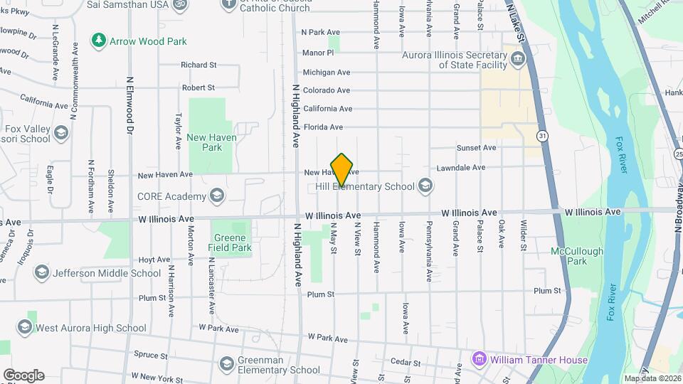721 N May St Map and Location Details