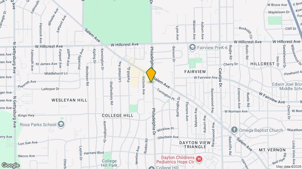2151 Philadelphia Dr Map and Location Details