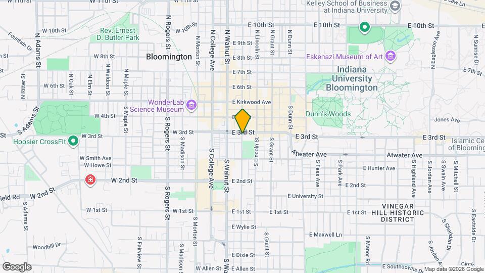 303 S Washington St Map and Location Details