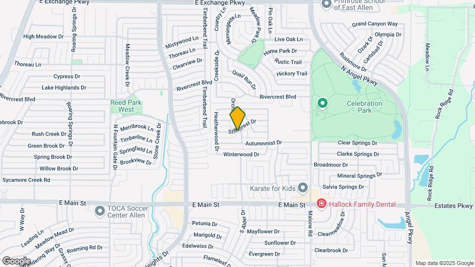 403 Orchard Ln Map and Location Details
