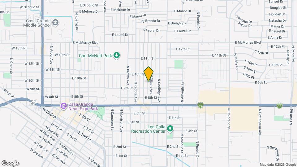 919 N Gilbert Ave Map and Location Details