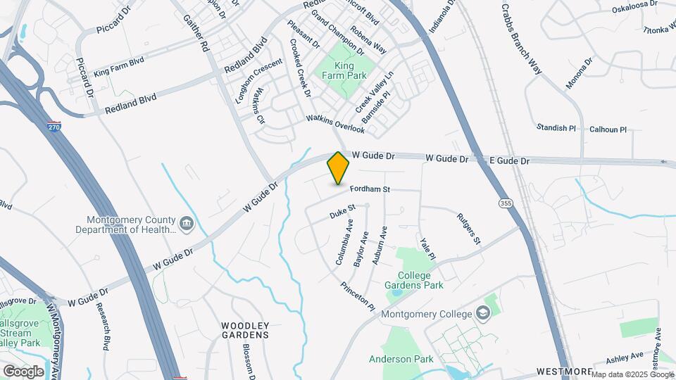 819 Fordham St Map and Location Details