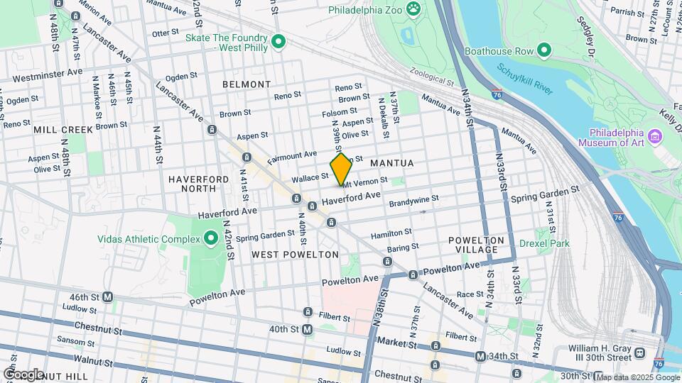 612 N 39th St Map and Location Details