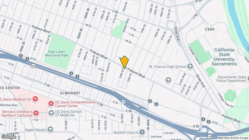 1505 54th St Map and Location Details