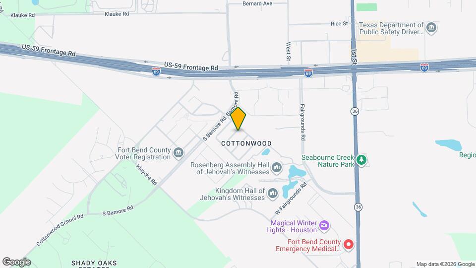 1111 Desert Springs Ln Mapa y Detalles de la Ubicación