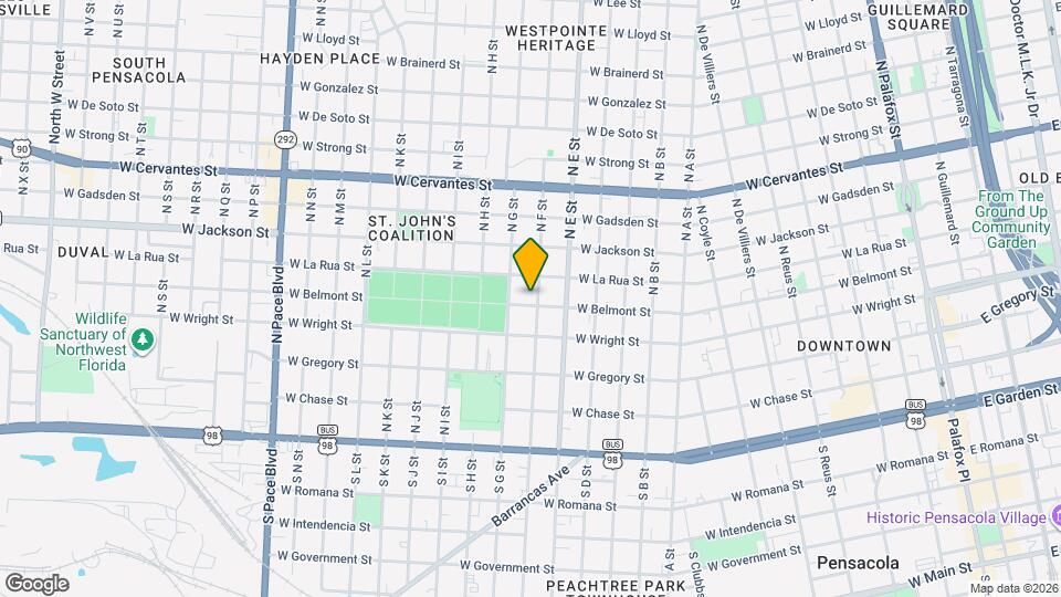 405 N F St Map and Location Details