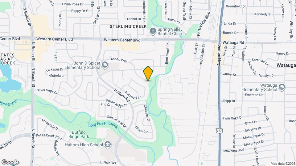 4704 Aspen Way Map and Location Details