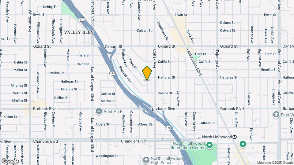 5741 Simpson Ave Map and Location Details
