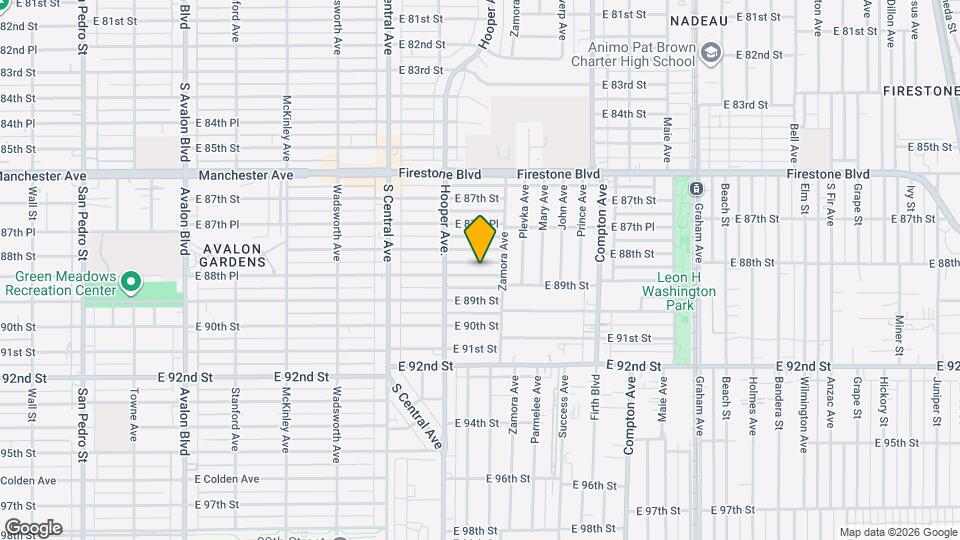 1241 E 88th Pl Map and Location Details