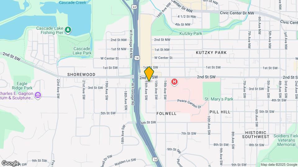 Med City Apartments Map and Location Details