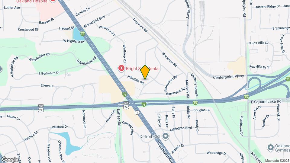 95 Hillsdale Rd Map and Location Details