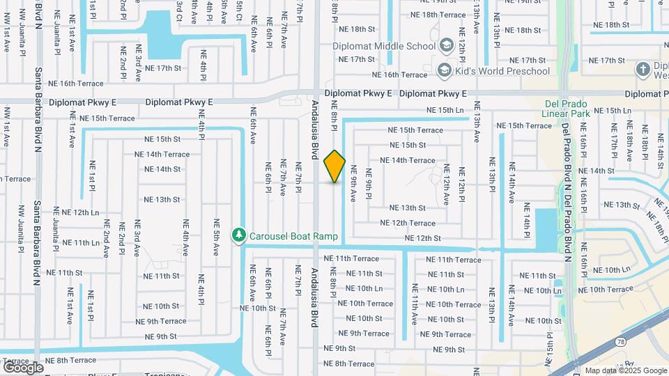 1315-1315 NE 8th Pl Mapa y Detalles de la Ubicación