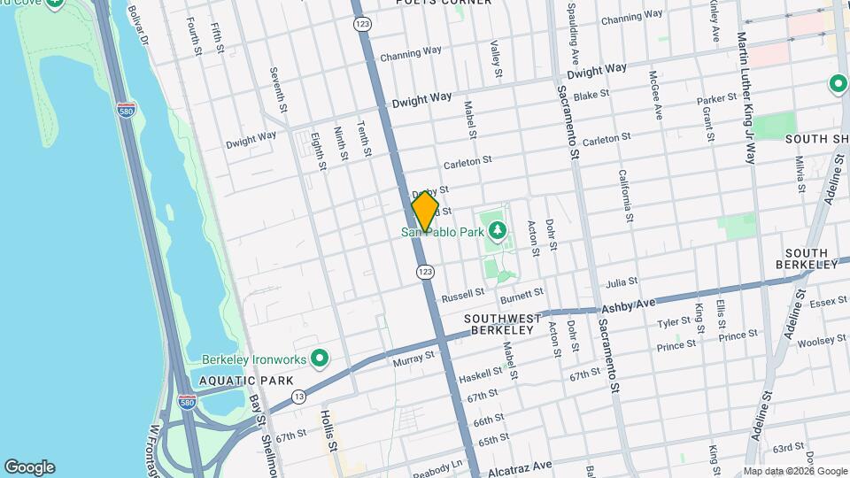 2747 San Pablo Ave Map and Location Details