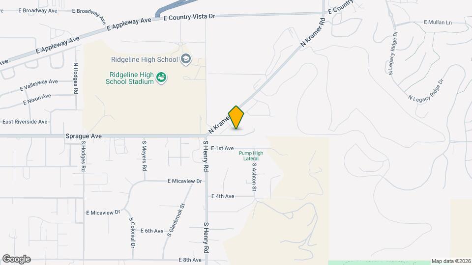 Legacy Ridge at Liberty Lake Mapa y Detalles de la Ubicación