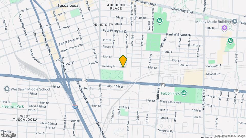 1415 Dearing Pl Map and Location Details