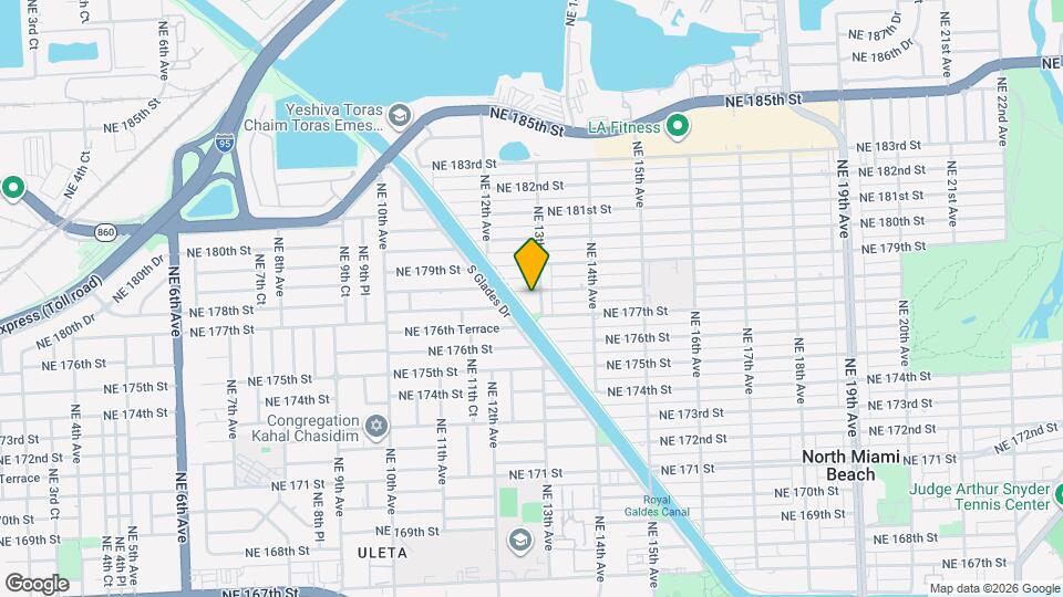 1270 NE 178th St Mapa y Detalles de la Ubicación