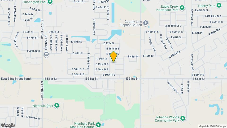 4924 S 189th E Ave Map and Location Details