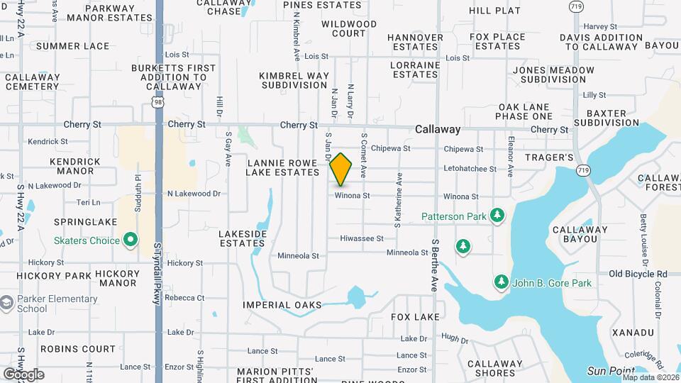 6321 Winona St Map and Location Details