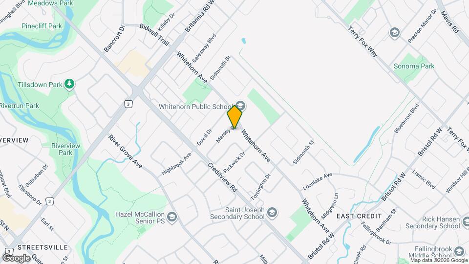 5951 Mersey St Map and Location Details