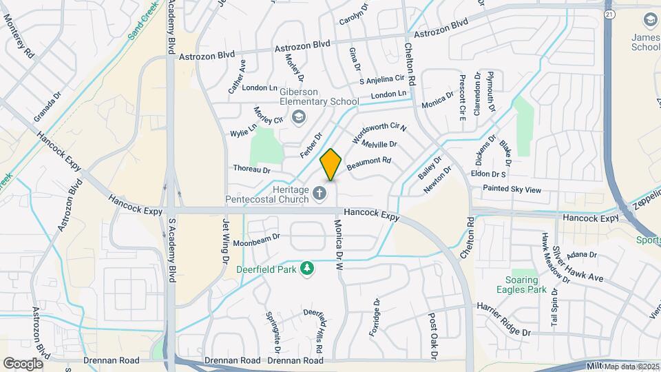 2910 Monica Dr W Map and Location Details