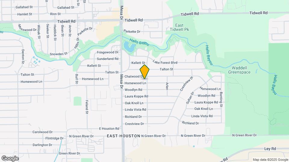 8925 Homewood Ln Map and Location Details