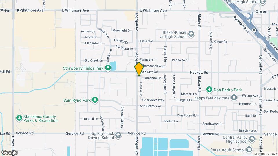 3401 Cassie Ln Map and Location Details