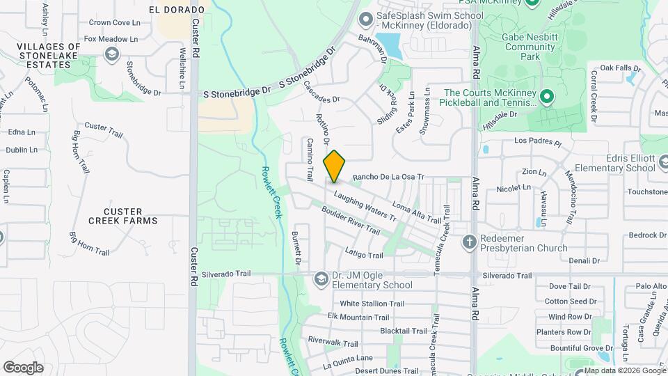 8412 Laughing Waters Tr Map and Location Details