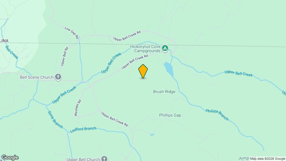 2547 Upper Bell Creek Rd Map and Location Details