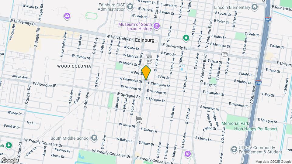 23 E Champion St Map and Location Details