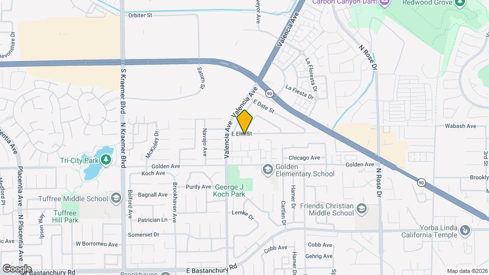 3200 E Elm St, Unit Unit A Map and Location Details