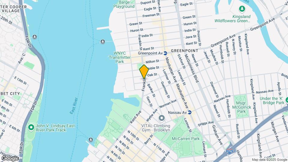 51 Franklin St Mapa y Detalles de la Ubicación