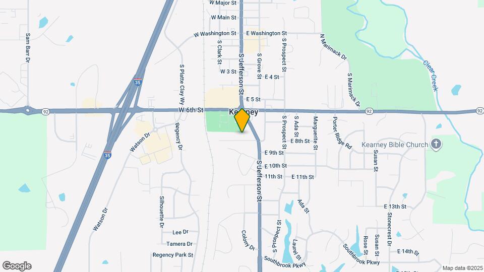 106 W 8th St Map and Location Details