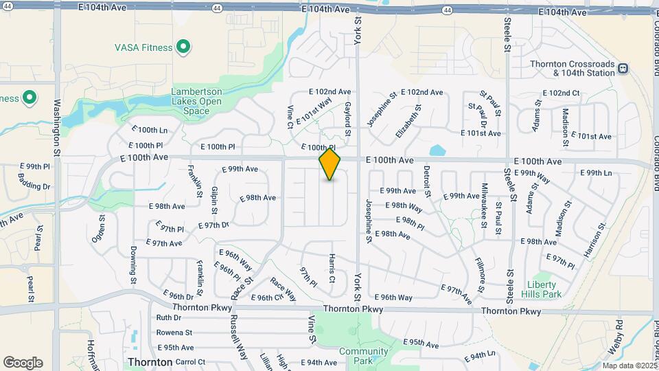9925 Harris St Map and Location Details